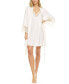 Фото #5 товара Пижама Flora by Flora Nikrooz Heart Lace Matte Charmeuse Wrap Robe