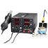 Soldering station hotair and tip-based + power supply 30V/5A Yihua 853D with fan in iron - 800W