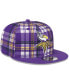 Men's Purple Minnesota Vikings 2024 Sideline Statement 9FIFTY Snapback Hat