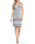 Фото #2 товара Karen Kane 247721 Womens Tuscan Tile Sleeveless Sheath Dress Multi Size Large