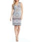 Фото #2 товара Karen Kane 247721 Womens Tuscan Tile Sleeveless Sheath Dress Multi Size Large