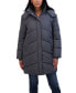 Women's 3/4 Cozy Lined Hooded Puffer Coat