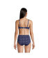 Фото #7 товара Women's D-Cup Twist Front Underwire Bikini Swimsuit Top Adjustable Straps