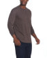 Men's Long Sleeved Brushed Jersey Crew Neck T-shirt XL - фото #7