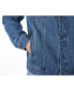 ფოტო #5 პროდუქტის Derek Mens Classic Denim Jacket Casual Button Up Jean Trucker Coat