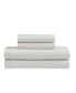 Naturals Solid Cotton Tencel 4 Piece Sheet Set, Queen