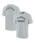 Фото #1 товара Men's and Women's Gray Los Angeles Chargers Super Soft Short Sleeve T-shirt