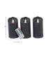 Фото #7 товара Traditional Wax Flameless Candle, Set of 3