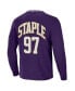 Фото #4 товара Men's NFL X Staple Purple Baltimore Ravens Core Long Sleeve Jersey Style T-shirt