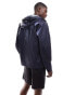 Фото #7 товара ASOS DESIGN shower resistant rubberised rain jacket in metallic blue