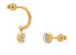 Фото #1 товара Серьги Lucky Brand Pearl Daisy Threader