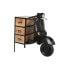 Фото #1 товара Тумба с ящиками Home ESPRIT Коричневый Чёрный Железо Древесина манго Мотоцикл Loft Изношенный 100 x 68 x 105 cm
