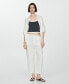 ფოტო #4 პროდუქტის Women's 100% Linen Jogger Trousers