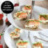Фото #9 товара Столовая посуда Moritz & Moritz Etagere Moments 3 уровня с щипцами