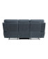 Фото #3 товара White Label Nadia 85" Double Reclining Sofa with Drop-Down Cup Holders