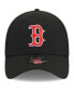 ფოტო #3 პროდუქტის Men's Black Boston Red Sox Logo 39THIRTY Flex Hat