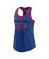Women's Royal Chicago Cubs X-Ray Racerback Performance Tank Top