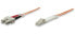 Фото #2 товара Intellinet Fiber Optic Patch Cable - OM2 - LC/SC - 1m - Orange - Duplex - Multimode - 50/125 µm - LSZH - Fibre - Lifetime Warranty - Polybag - 1 m - OM2 - LC - SC