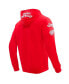 Фото #3 товара Men's Red Detroit Red Wings Classic Chenille Full-Zip Hoodie Jacket