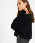 Фото #3 товара Women's Waffle-Knit Drop-Shoulder Top, Created for Macy's