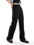 Vero Moda tailored straight leg trousers in black