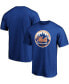 Фото #1 товара Men's Royal New York Mets Cooperstown Collection Forbes Team T-shirt
