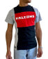 Фото #1 товара Men's Heathered Black Atlanta Falcons Split T-shirt