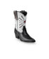 Фото #1 товара Women's Italian Western White Premium Leather Boots Fireworks by