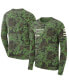Фото #4 товара Men's Camo Michigan State Spartans Military-Inspired Long Sleeve T-shirt