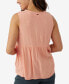 ფოტო #2 პროდუქტის Juniors' Chrystie Button-Front Tank Top