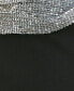 ფოტო #4 პროდუქტის Juniors' Sequin-Trim Scuba Sleeveless Fit & Flare Dress