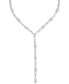 Lexi Crystal Lariat Necklace, 19"