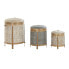 Фото #1 товара Шкатулка DKD Home Decor набор из бамбука (31 x 31 x 45 см)