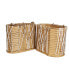 Set of Baskets Romimex Natural 2 Pieces