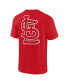 Фото #4 товара Men's and Women's Red St. Louis Cardinals Super Soft Short Sleeve T-shirt