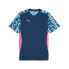 Фото #1 товара Puma Individualfinal Crew Neck Short Sleeve Soccer Jersey Mens Blue 65901856