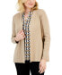 ფოტო #1 პროდუქტის Petite Newport Open-Front Cardigan