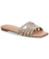 Фото #1 товара Women's Tianah Embellished Flat Sandals, Created for Macy's