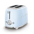 SMEG toaster TSF01PBEU (Pastel Blue) - 2 slice(s) - Blue - Steel - Buttons - Level - Rotary - China - 950 W