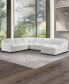 Фото #3 товара Garcelle 4 Piece Stain-Resistant Fabric Sectional