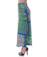 Фото #2 товара Макси-юбка 24seven Comfort Apparel с принтом "Цветочный", комфортная на резинке, до щиколотки.