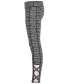 Big Girls Static-Print Caged Leggings, Created for Macy's