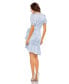 ფოტო #1 პროდუქტის Women's Ieena Short Puff Sleeve Faux Wrap Mini Dress