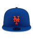 Фото #2 товара x MLB Men's Blue New York Mets 9FIFTY Snapback Hat