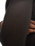 Фото #5 товара Weekday sheer knit long sleeve t-shirt in black