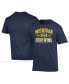 Фото #1 товара Men's Navy Michigan Wolverines Football 1,000 Wins T-shirt