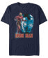Фото #1 товара Marvel Men's Avengers Endgame Iron Man Side Profile, Short Sleeve T-shirt