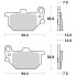 Фото #2 товара SBS P545-HF Brake Pads