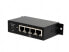 Exsys EX-1330M - USB 3.2 Gen 1 (3.1 Gen 1) Type-B - RJ-45 - 1000 Mbit/s - Black - Metal - CE - FCC - RoHS