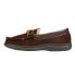 Фото #3 товара L.B. Evans Atlin Boa Moccasin Mens Brown Casual Slippers 1142